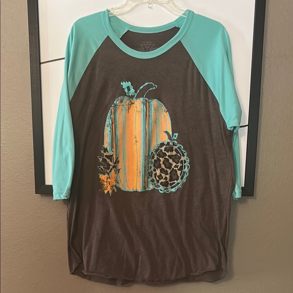 Crazy Train Brown Graphic Tee- Fall